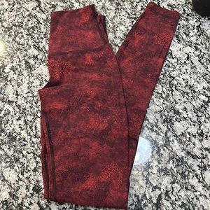 Lululemon align pant leggings red